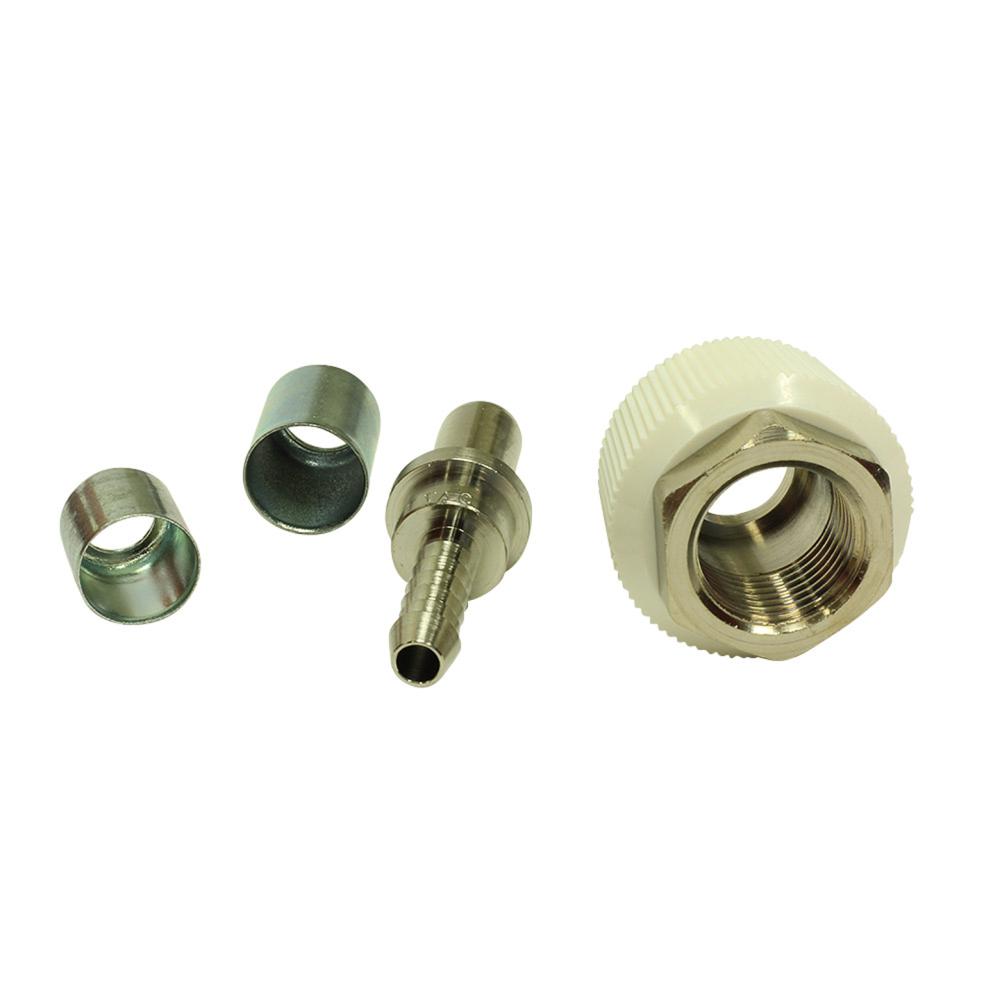 Kit H-I-T Female Vacuum 1/4 Hose with Nut Gland and FER SDP Kit H-I-T Female Vacuum 1/4 Hose with Nut Gland and FER SDP