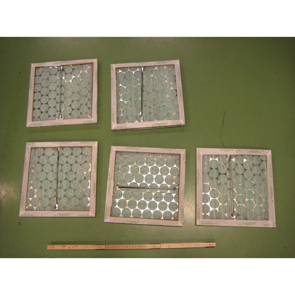 Fan filter 12x12x1 in. set of 5 Fan filter 12x12x1 in. set of 5