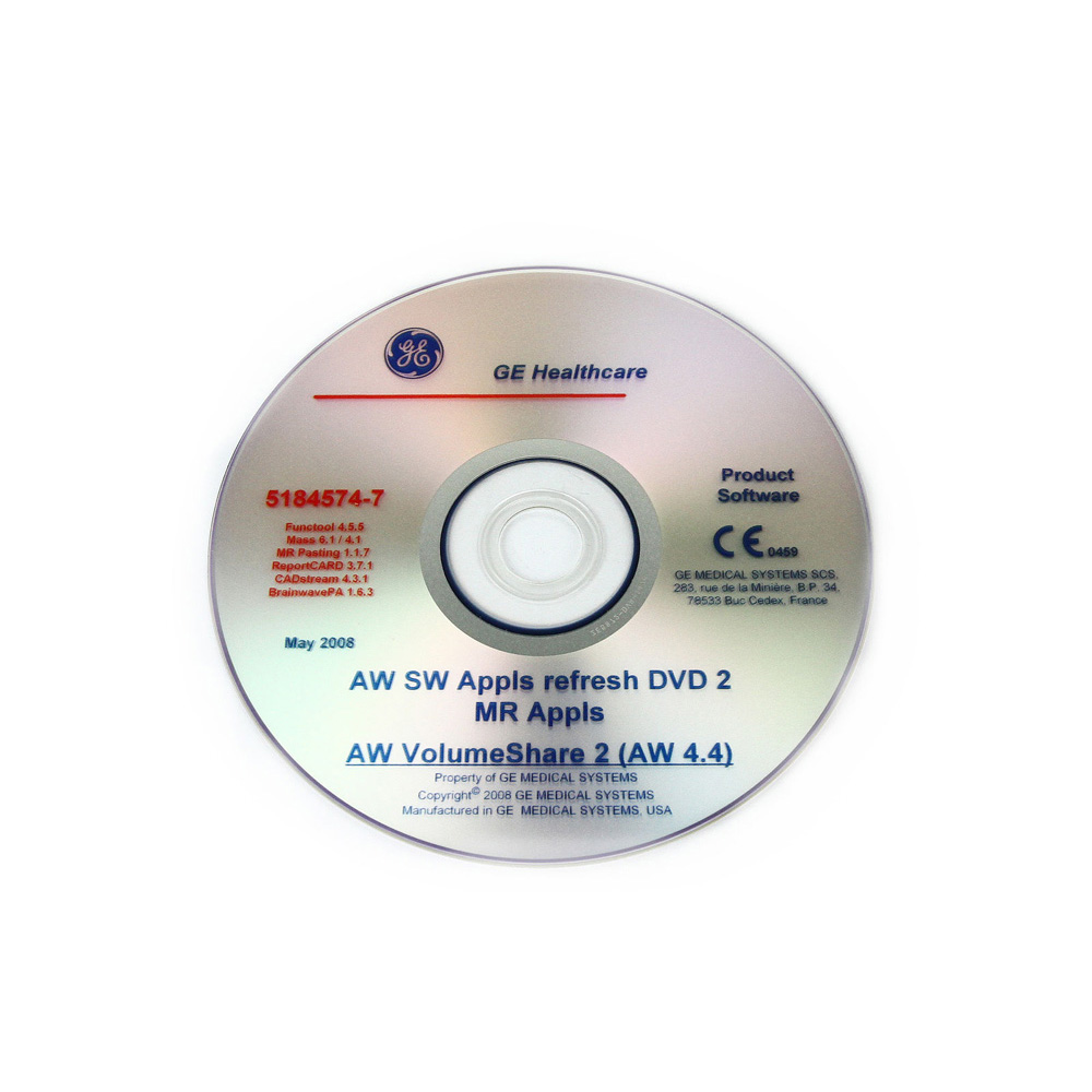 AW Software Application Refresh - DVD 2 - MRI Applications AW Software Application Refresh - DVD 2 - MRI Applications