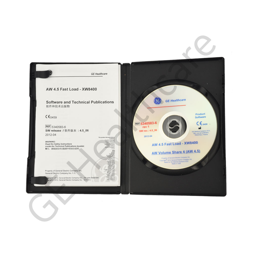 Advantage Workstation (AW) 4.5 Fast Load DVD Xw8600 5340583-6